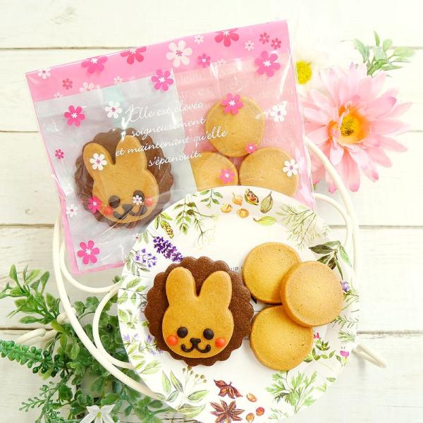 プチギフト ウサギ お菓子 お返し おしゃれ 退職 産休 職場 挨拶 バター クッキー かわいい ラ...
