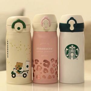 スターバックス starbucks 水筒 魔法瓶 ステンレスボトル 桜 水筒 350/500ml 保冷保温 魔法瓶 男女兼用 軽量構造 直飲み｜rains-shop