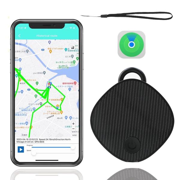 【2024新登場 &amp; 超強力信号です】GPS スマートトラッカー 小型 発信機 財布忘れ物防止タグ ...