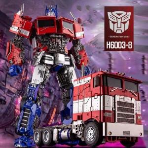 AOYI MECH Leader H6003-8 Transformers コンボイ 眼/ピストル 発光 オプティマスプライム トランスフォーマー ギフト プレゼント 誕生日｜レインズショップ