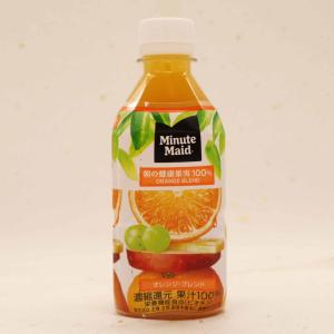 コカ・コーラ ミニッツメイド 朝の健康果実 オレンジブレンド 果汁100% 350mlPET×24本｜rainyblues