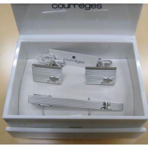 ネクタイピン　カフスセット　 クレージュcourreges35016501｜raipara