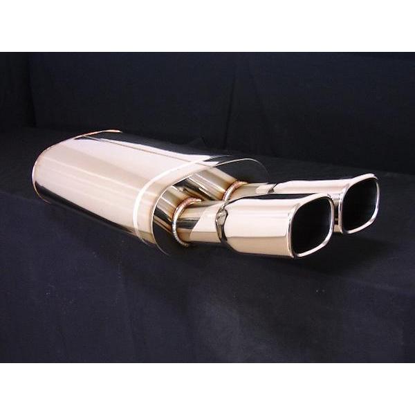 【RAIZER】ZE2インサイト  スクエア2本出しマフラー