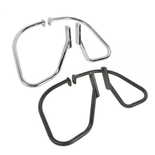 サドルバッグガード クロームソフテイル ヘリテイジ スプリンガー FLSTS 1997-1999