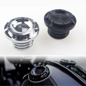 バイク タンク キャップ ガソリン ガス フューエル ブラック ゴールド