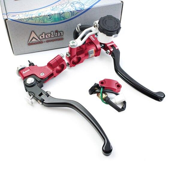 バイク レバー ブレーキ クラッチ マスターシリンダー 油圧ポンプ ケーブル px7 19rcs 1...