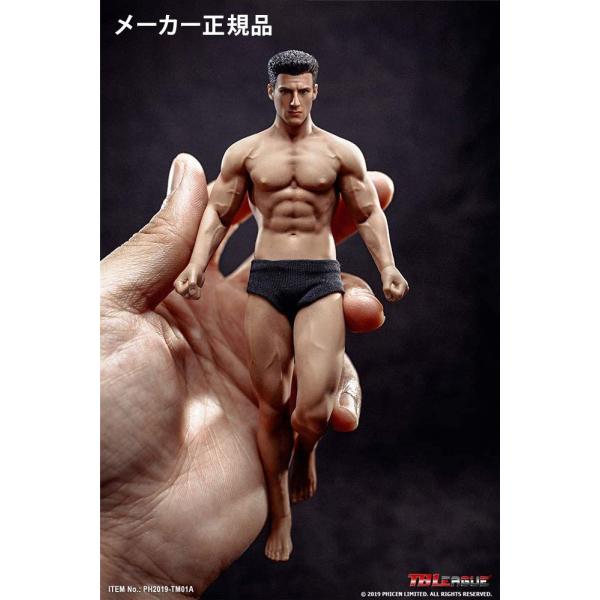 TBLeague 1/12 スーパーフレキシブル 男性シームレスボディ ヘッド付 ステンレススティー...