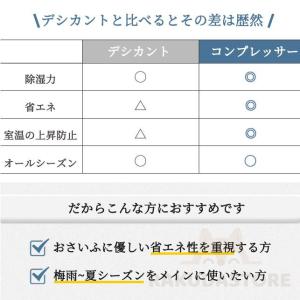 除湿機 パワフル除湿 衣類乾燥 静音 家庭用 ...の詳細画像3