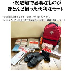 防災バッグ 30点 防災士監修 一次避難用 災...の詳細画像3