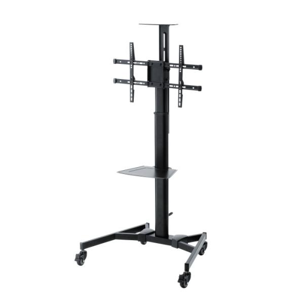 サンワサプライ CR-PL61BK 手動上下昇降テレビスタンド(カメラ台・大型キャスター付き) SA...