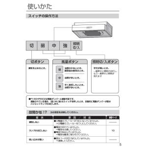 パナソニック FY-60HF5 浅形レンジフー...の詳細画像4