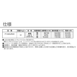 パナソニック FY-60HJR4H-W 浅型フ...の詳細画像4