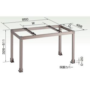 オーケー器材 K-AW6H アルミキーパー 二段置台 ( K-AW6Gの後継品) : 住