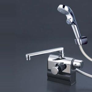 KVK KF3008RS2 190mmパイプ付 右ハンドル仕様 デッキ形サーモシャワー