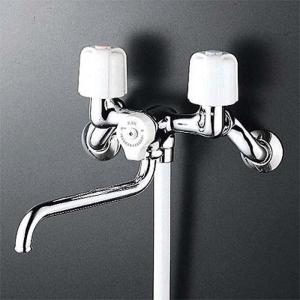 KVK 【KF30N2-R24】 《KJK》 KVK 2ハンドル混合 バス水栓 壁 2