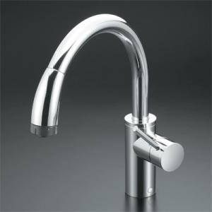 KVK 水栓金具 KVK KM6061ZEC グースネックシングルレバー式混合栓（e