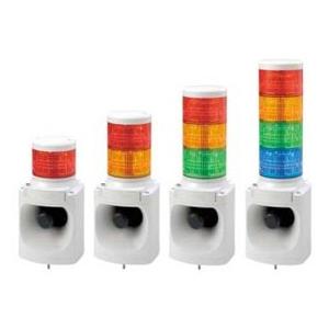 パトライト (送料無料) SKP-M2J-R LED回転灯・赤 : 住設と電材の洛電