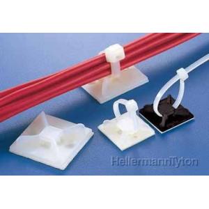 ヘラマンタイトン MB3A-B 結束バンド固定アクセサリ マウントベース 接着タイプ 黒色