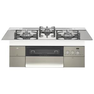 ノーリツ N3S18PWASKSTEC-13A ビルトインガスコンロ PROGRE プログレ 100V 3口コンロ 幅75cm 都市ガス用 NORITZ (代引不可) (法人限定) ノーリツ（NORITZ） N3S18PWASKSTEC-13A ビルトインガスコンロ PROGRE