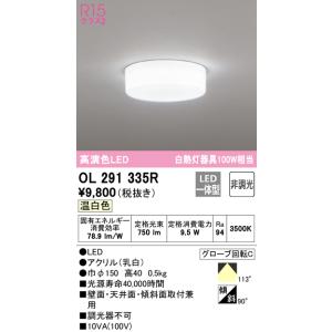 ODELIC（オーデリック） OL251359R 小型シーリングライト LED一体型 昼