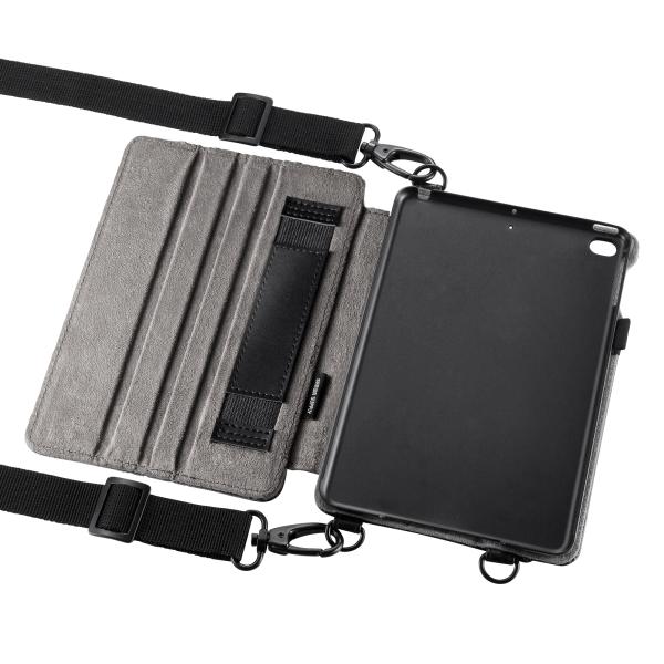 サンワサプライ PDA-IPAD1812 iPad mini スタンド機能付きショルダーベルトケース...