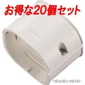 因幡電工 スリムダクトSD スリムジョイントSJ-100-I アイボリー (20個 