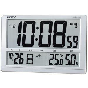 セイコー SQ433S 電波時計 カレンダー 温度 湿度 掛置兼用 SEIKO｜住設と電材の洛電マート Yahoo!店