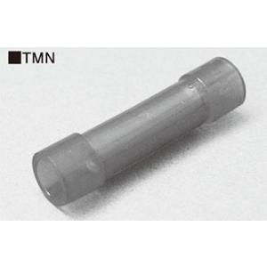 ニチフ 銅線用 絶縁被覆付圧着スリーブ B形 赤透明 TMNB-1.25 (100個入)