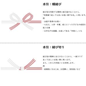 【名入れ】和紙 熨斗 のし シール 10枚 蝶...の詳細画像2