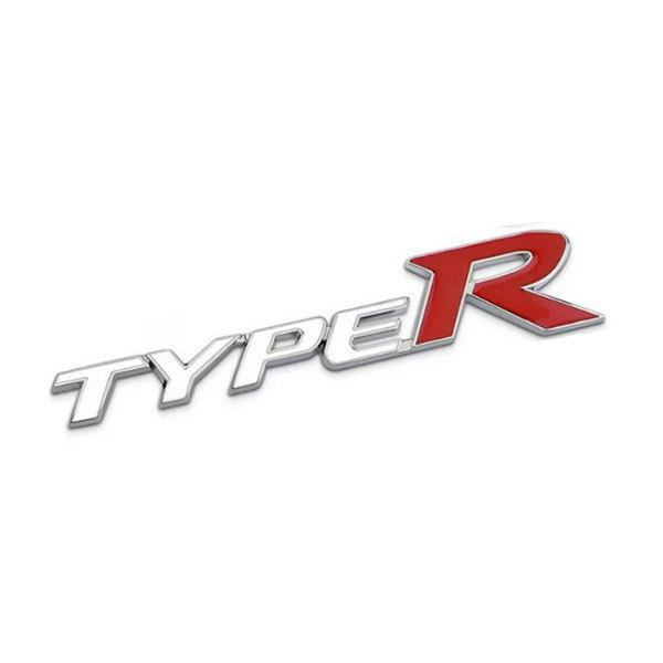 TYPE-R プレート エンブレム ステッカー カスタム ラベル ドレスアップ カー用品 ポイント消...