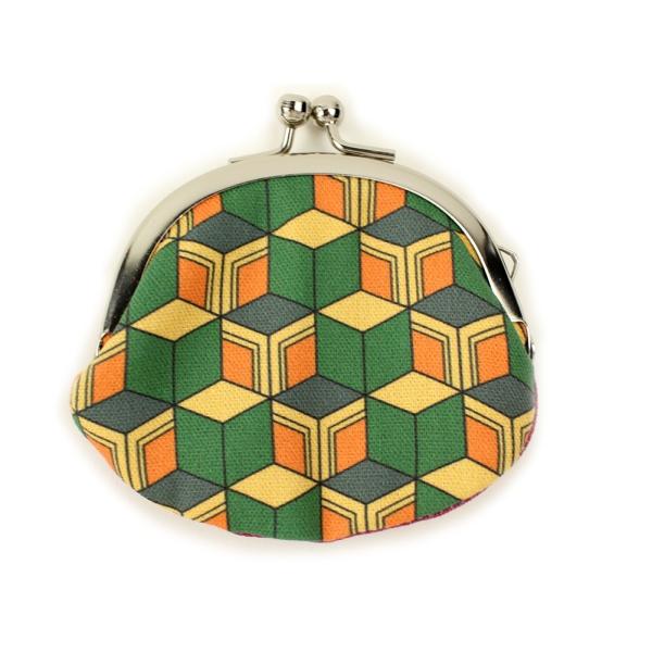 4点までメール便OK がま口 財布 小 鬼滅の刃 富岡義勇 毘沙門亀甲 プレゼント 敬老の日 母の日...