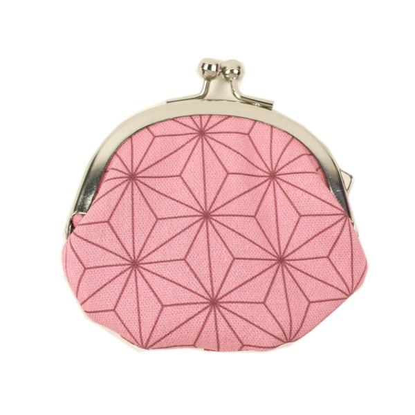 4点までメール便OK がま口 財布 小 鬼滅の刃 禰豆子 ねずこ 麻の葉 プレゼント 敬老の日 母の...