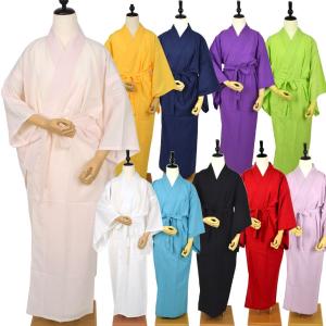 対応1点 長襦袢 夏用 カラー長襦袢 クールパス 衿芯通し有