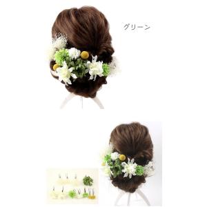 髪飾り 成人式 結婚式 和装 プリザーブドフラ...の詳細画像2