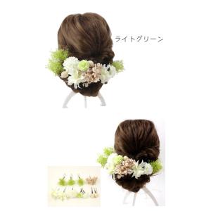 髪飾り 成人式 結婚式 和装 プリザーブドフラ...の詳細画像3