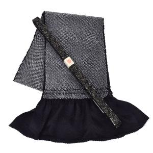 振袖用 帯締め帯揚げセット 黒 帯締め 帯揚げ 帯締 帯揚 総絞り 成人式