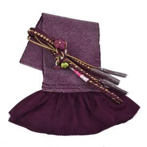 振袖用 帯締め帯揚げセット 紫 帯締め 帯揚げ 帯締 帯揚 総絞り 成人式