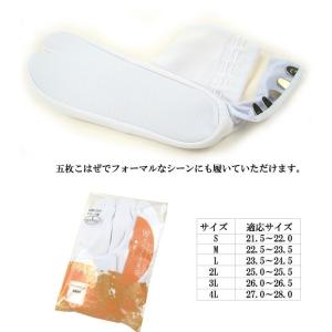 2点までメール便OK 足袋 フリース足袋 五枚...の詳細画像2