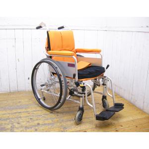 NicK・ニック・自走式車椅子・後ろフッドブレーキ付・折り畳み式・22インチ・中古品・146133