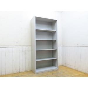 送料別途見積もり商品・UCHIDA・ウチダ・オープン書庫・W90cm・キャビネット・中古品・150930
