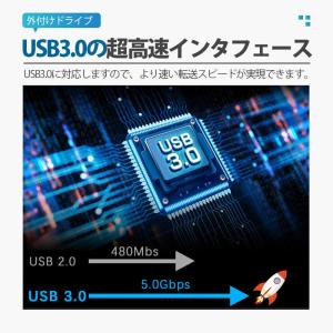 CD DVD ドライブ 外付け 光学式 Mac...の詳細画像5