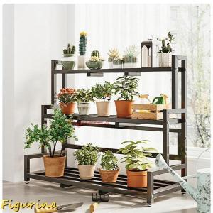 ガーデンラック フラワースタンド 屋外 室内 観葉植物 盆栽棚 スタンド 植木鉢台 花置き棚 植物スタンド 株式会社S＆L風通しいい 収納 錆びない 棚