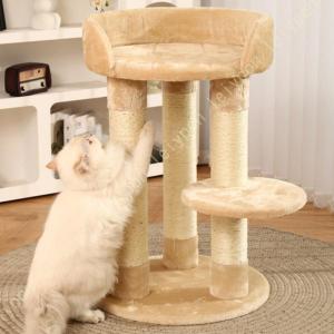 キャットタワー 据え置き スリム 短足猫 シニ...の詳細画像5