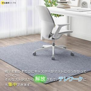 チェアマット 大判 防音 ラグマット 椅子 ゲ...の詳細画像3