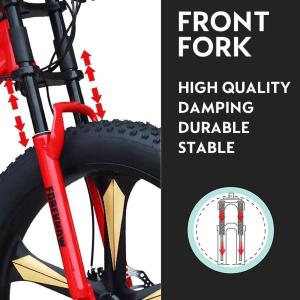 ビーチスノーモービルファットバイク可変速自転車...の詳細画像1