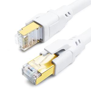 DDMALL CAT8イーサネットケーブル1m ルーター モデム PC スイッチ ハブ ラップトップ ゲーム X box用の金メッキRJ45コネクター