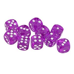 Yourandoll 10個 多面体ダイス D6サイコロ 6面ダイス16mm Dungeons and Dragons  MTG  TRPG  DND