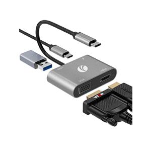 VGA ハブ 4-in-1 Dualディスプレイ PD100W