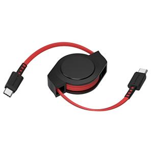 Type-C USB-C ケーブル 両引きタイプ 巻取り式