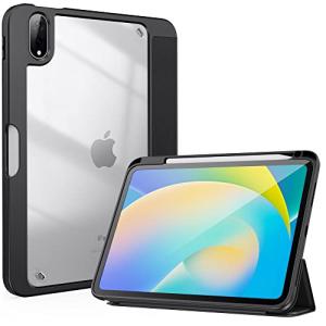 ZtotopCases iPad 第10世代 ケース iPad 2022 三つ折りケース iPad 10世代 カバー 透明バックカバー 超軽量 薄型